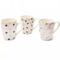 Hrnček gold 500ml dots gift box nbc