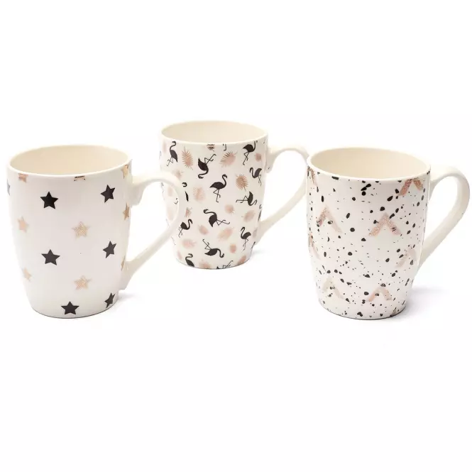 Hrnček gold 500ml dots gift box nbc