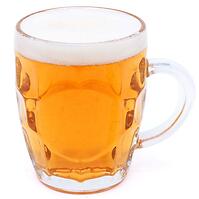 Sklenený pivný pohár 500 ml 93x73x122