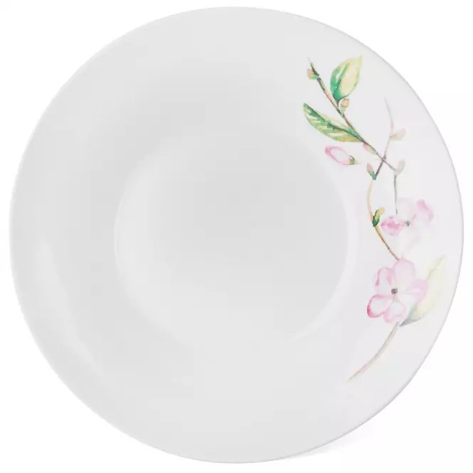 Keramický okrúhly tanier hlboký 23cm lina