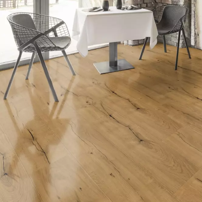 Podlaha dyhovana Dub Sunderland 8.5mm Veneer Parquet. Aqua O274,3