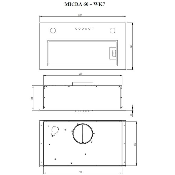 Digestor WK-7 MICRA 60 biely