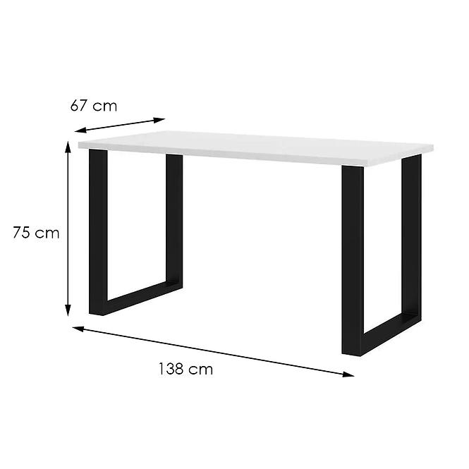 Stôl Imperial 138x67-Biela