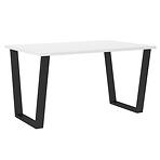 Stôl Cezar 138x67 – Biela Stôl Cezar 138x67 – Biela