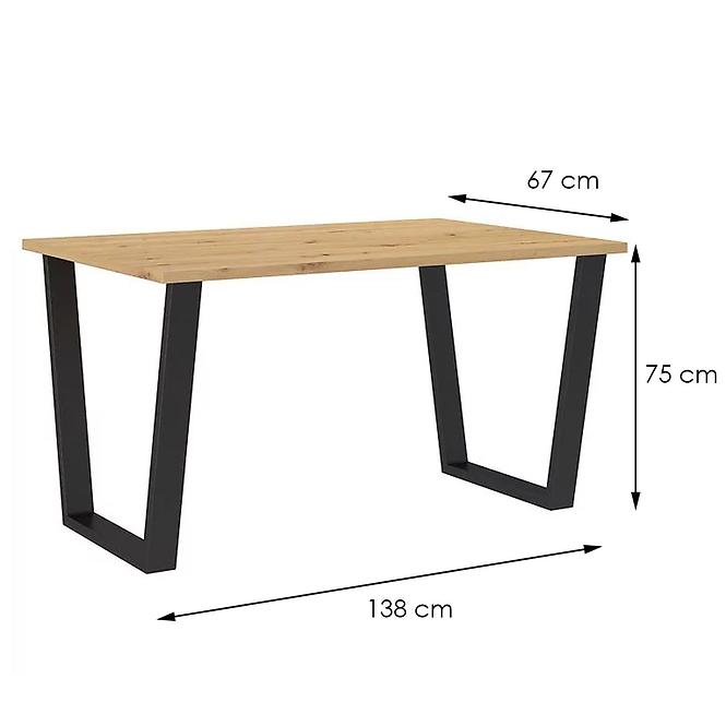 Stôl Cezar 138x67 – Artisan