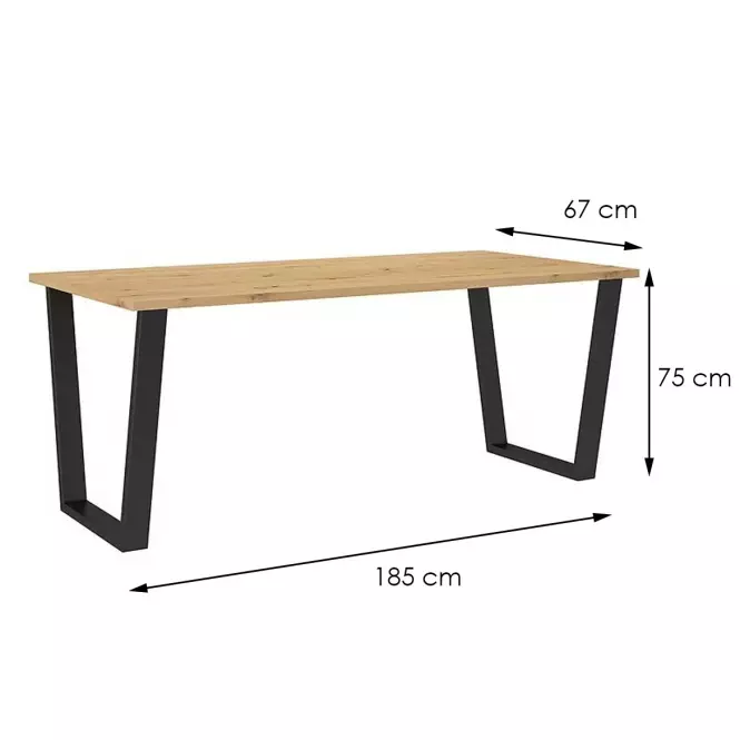 Stôl Cezar 185x67 – Artisan