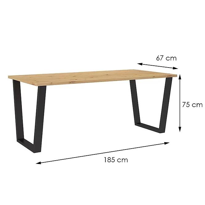 Stôl Cezar 185x67 – Artisan