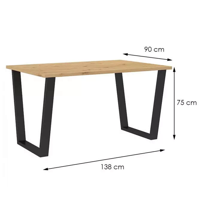 Stôl Cezar 138x90 – Artisan,5