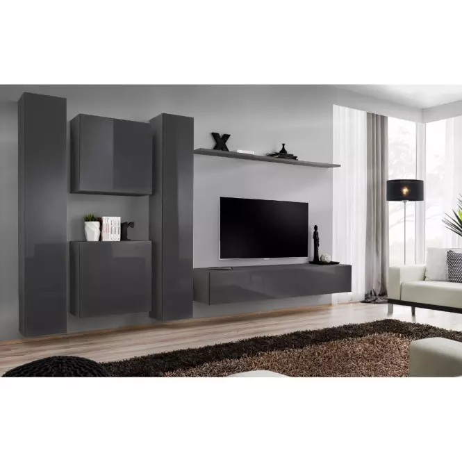 Závesná skrinka Switch SW1 Grafit,4