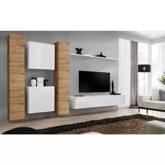 Závesná skrinka Switch SW3 Biely,8