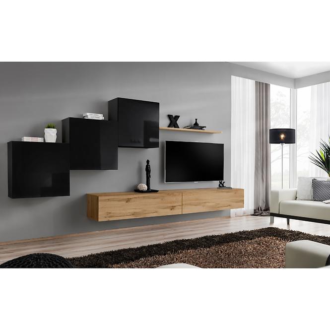 Závesná skrinka Switch SW3 čierna