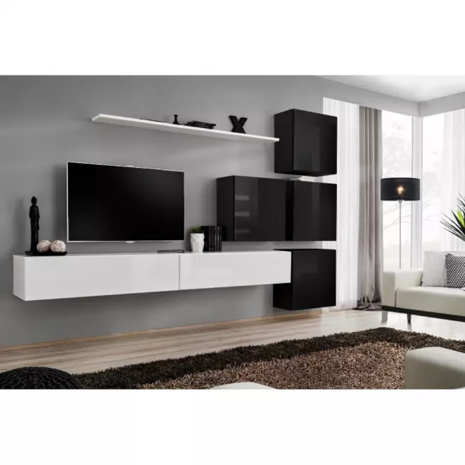 Závesná skrinka Switch SW3 čierna