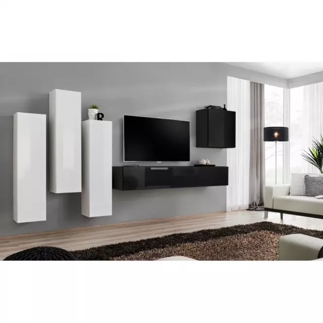 Závesná skrinka Switch SW3 čierna