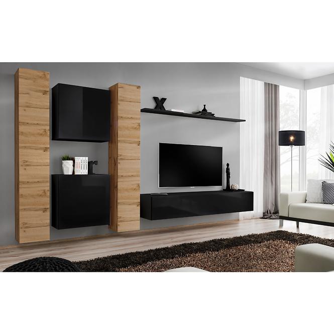 Závesná skrinka Switch SW3 čierna