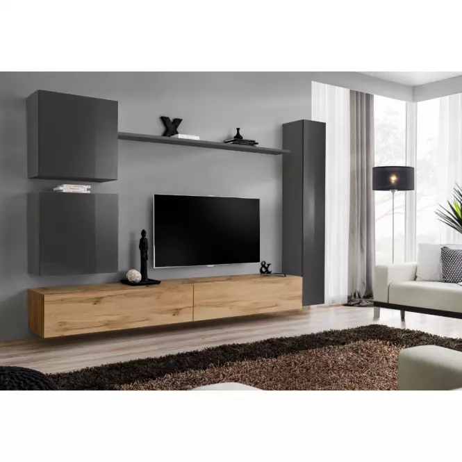 Závesná skrinka Switch SW3 Grafit