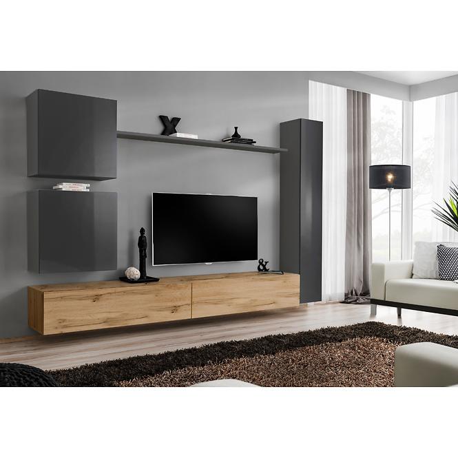 Závesná skrinka Switch SW3 Grafit