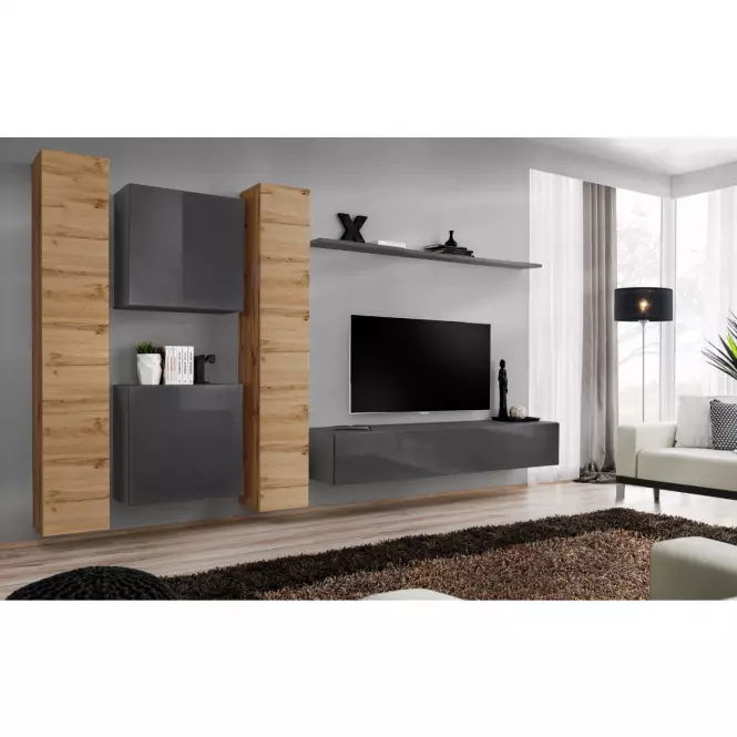 Závesná skrinka Switch SW3 Grafit