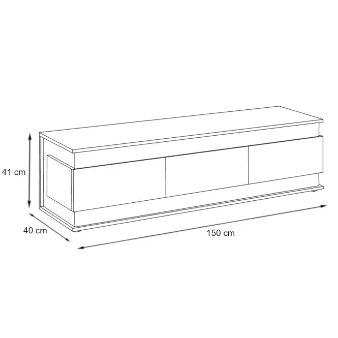 TV stolík Berlin Perla Gray/Artisan,4