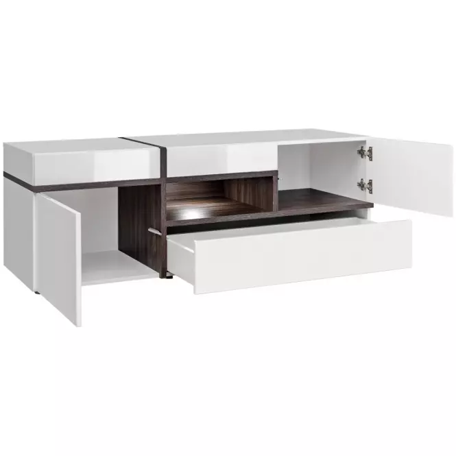 TV stolík Cross Biely/Perla,2