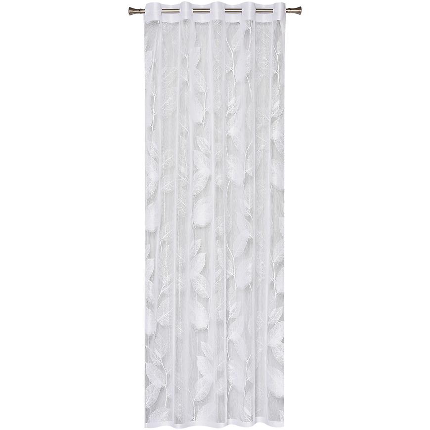 Žakarová záclona ISSA 150x250 biely