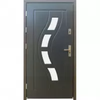 Dvere vchodové WZ 34 antracit 90L