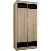 Skriňa s posuvnými dverami Top 15 100cm – dub sonoma, dvojdverová