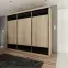 Skriňa s posuvnými dverami Top 15 250cm – dub sonoma, trojdverová,2