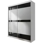 Skriňa s posuvnými dverami Top 16 150cm – biela, dvojdverová