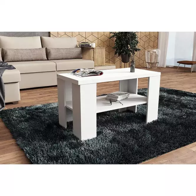 Konferenčný stolík Olga biely