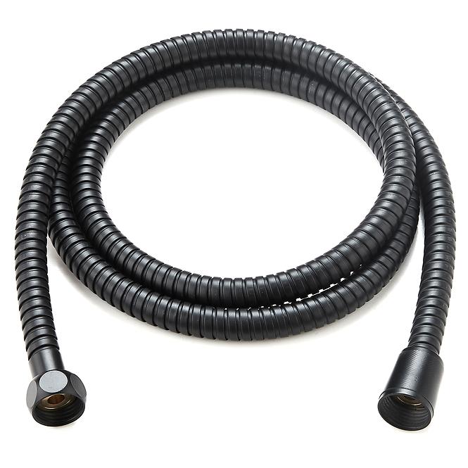 Sprchová hadica čierna Rea Black 150 cm