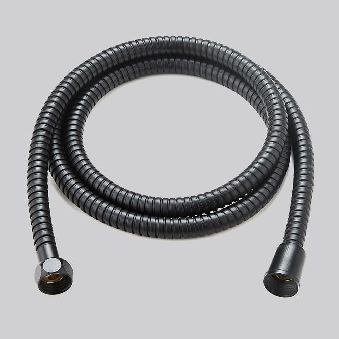 Sprchová hadica čierna Rea Black 150 cm