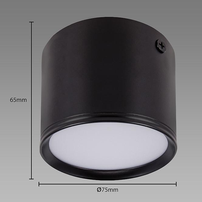 Stropná lampa rolen LED 3W BLACK 03779