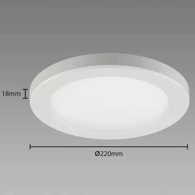 Stropnica Olga LED C 18W White CCT 03768 PL1