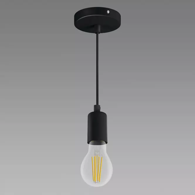 Luster Uno E27 CLG Black 03811 LW1,2