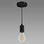 Luster Uno E27 CLG Black 03811 LW1,2