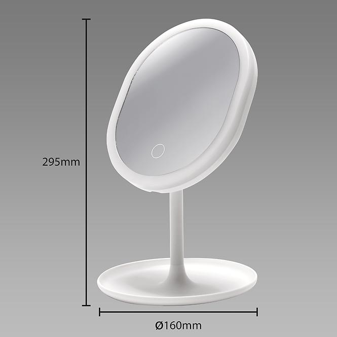 Kozmetické zrkadlo  Princessa LED 3W biela 03822 LB1,4