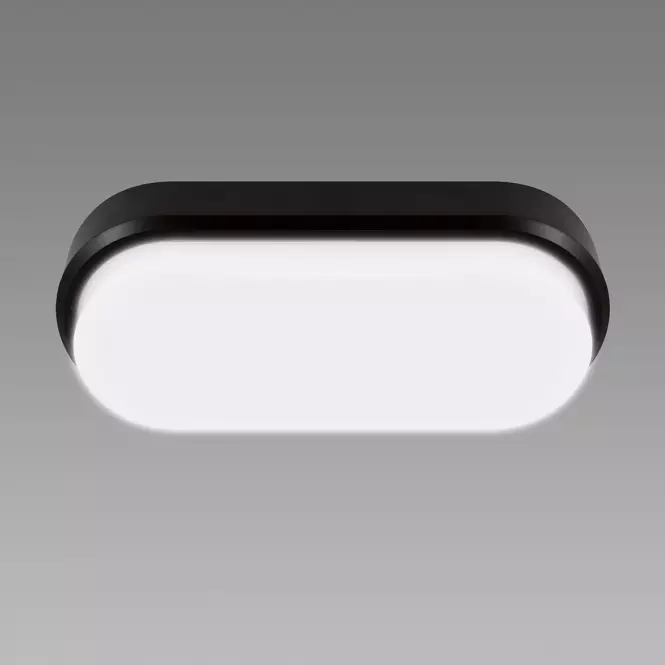 Stropná lampa Aron LED L 12W Black 4000K 03798
