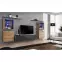Obývacia stena Switch Sklo +LED XIV Wotan/Grafit