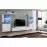 Obývacia stena Switch Sklo +LED XIV Biely
