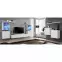 Obývacia stena Switch Sklo +LED XIV Biely,11