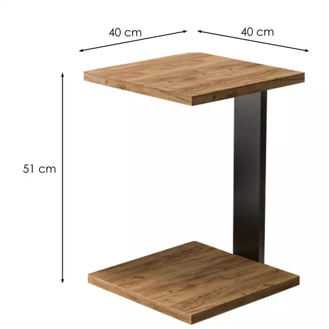 Konferenčný stolík Saturn- Dub Craft Zlatá