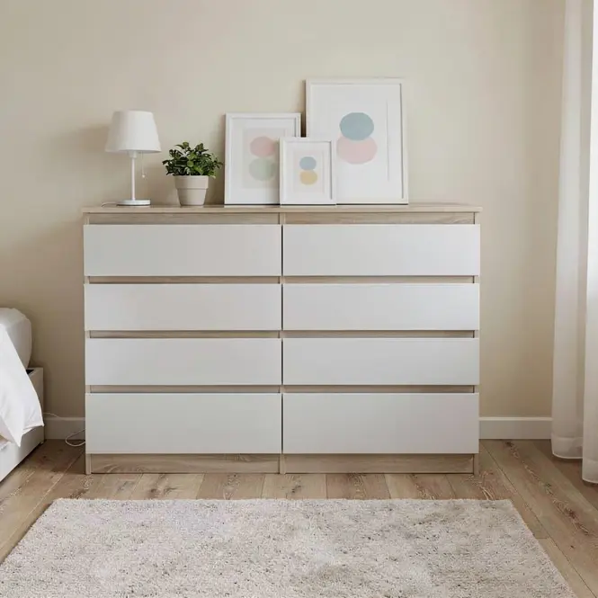 Komoda Ariel II Biely/Sonoma,4