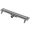 Odtokový žľab Reverzibilné Duplex Abs+Inox 900