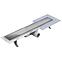 Odtokový žľab Reverzibilné Duplex Inox Dlaž / satén 500,5