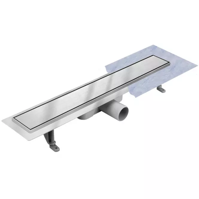 Odtokový žľab Reverzibilné Duplex Inox Dlaž / satén 1000