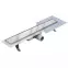 Odtokový žľab Reverzibilné Duplex Inox Dlaž / satén 700
