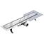 Odtokový žľab Reverzibilné Duplex Inox Dlaž / satén 700