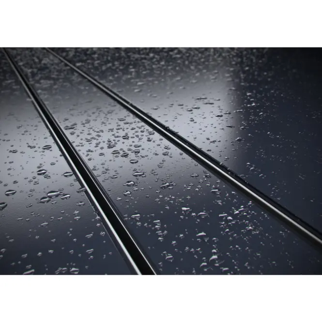 Odtokový žľab Reverzibilné Duplex Inox Dlaž / satén 800,4