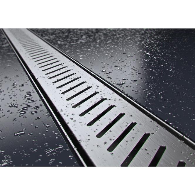 Odtokový žľab Pruhy Inox 800