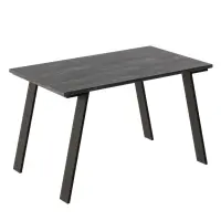 Rozkladací stôl Liwia 130/210x80cm Tmavý betón
